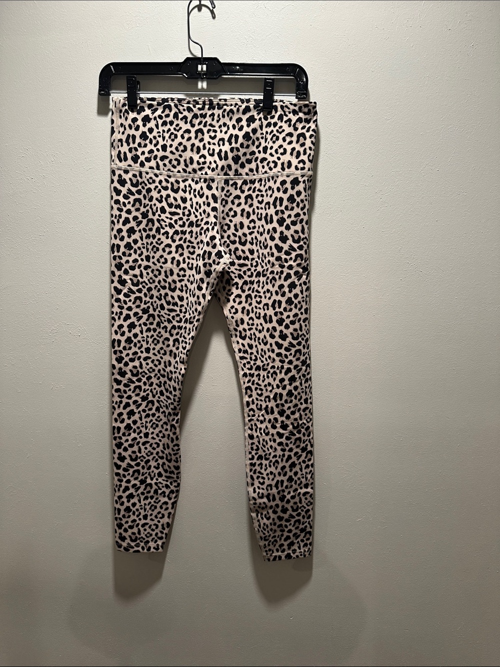 Varley Leopard Print Leggings - Tan & Black
